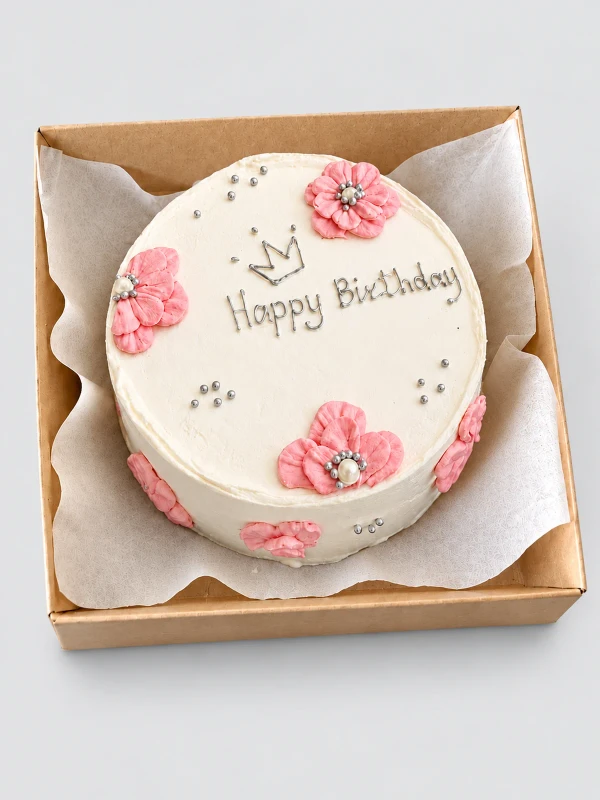 Бенто - торт "Happy Birthday" — Бенто-торт с дизайном как на фото.